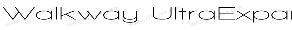 Walkway UltraExpand Bold字体转换